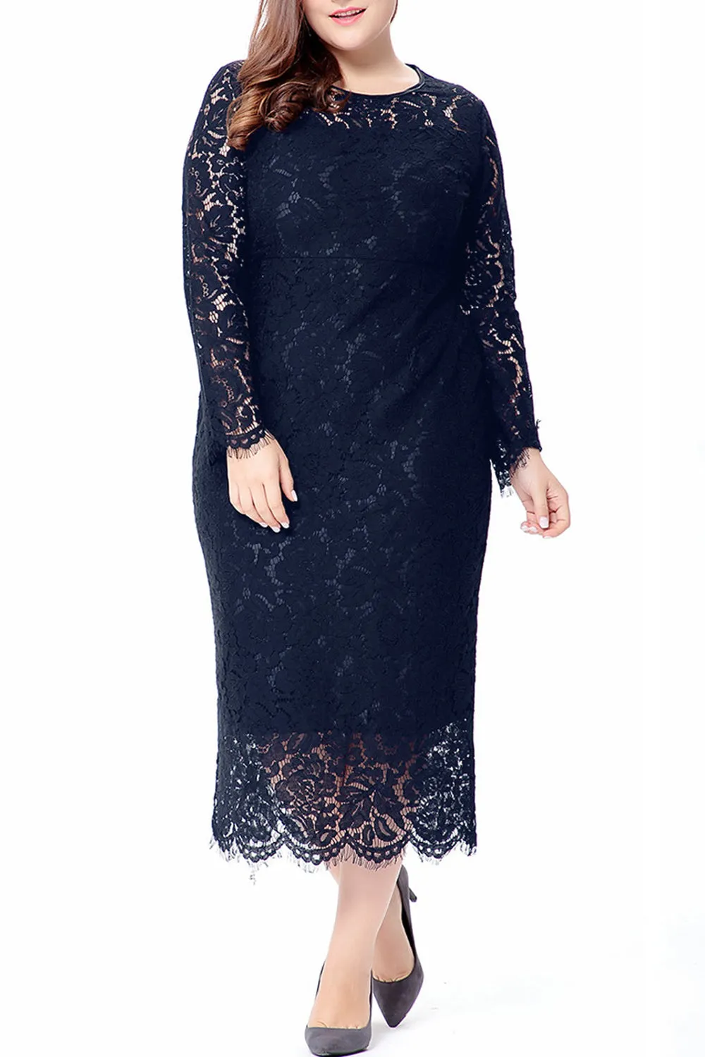 Ketty More Women Plus Size Elegant Style Party Dress-KMWD124