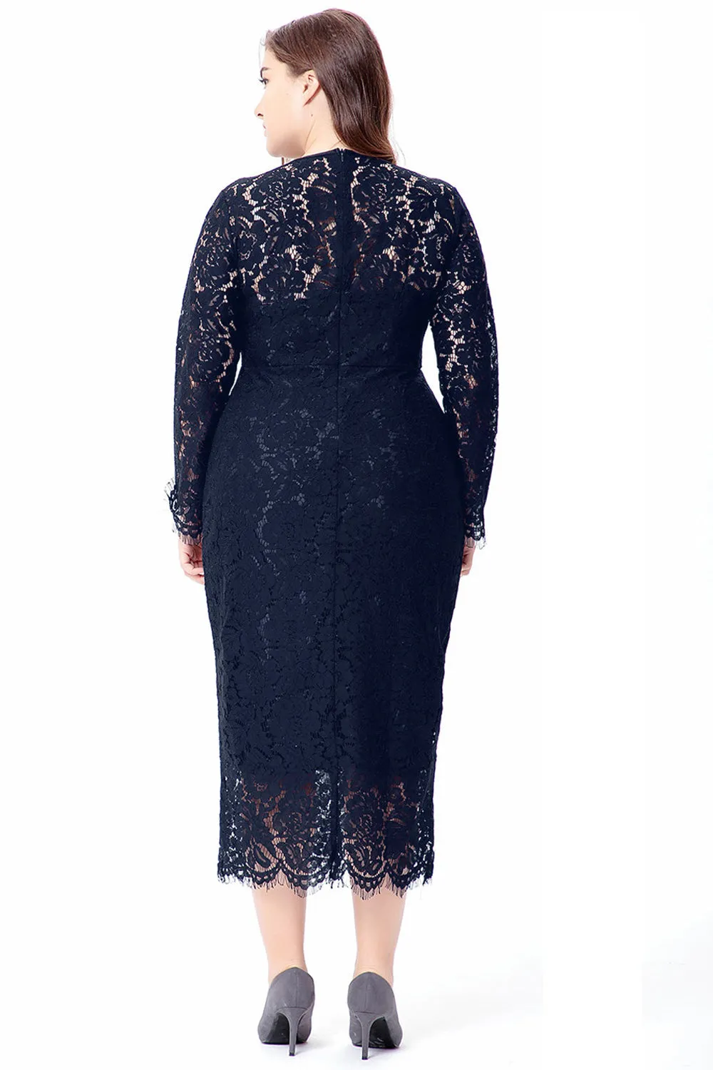 Ketty More Women Plus Size Elegant Style Party Dress-KMWD124