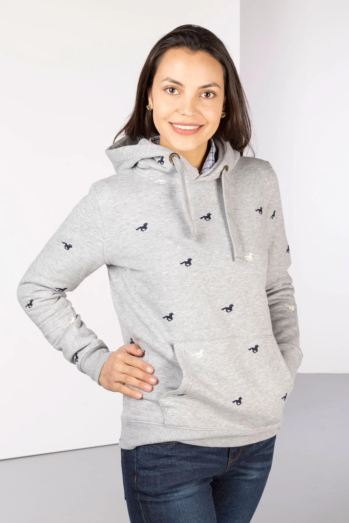 Ladies Embroidered Hoodie - Emily