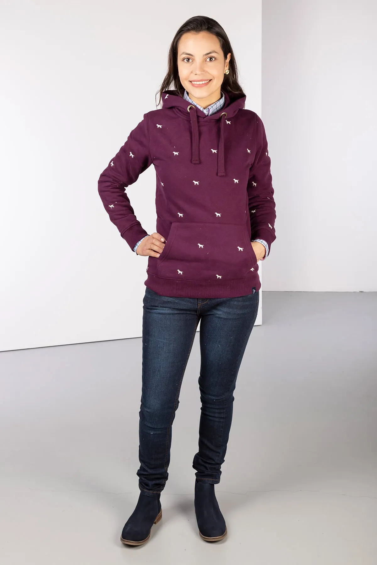 Ladies Embroidered Hoodie - Emily