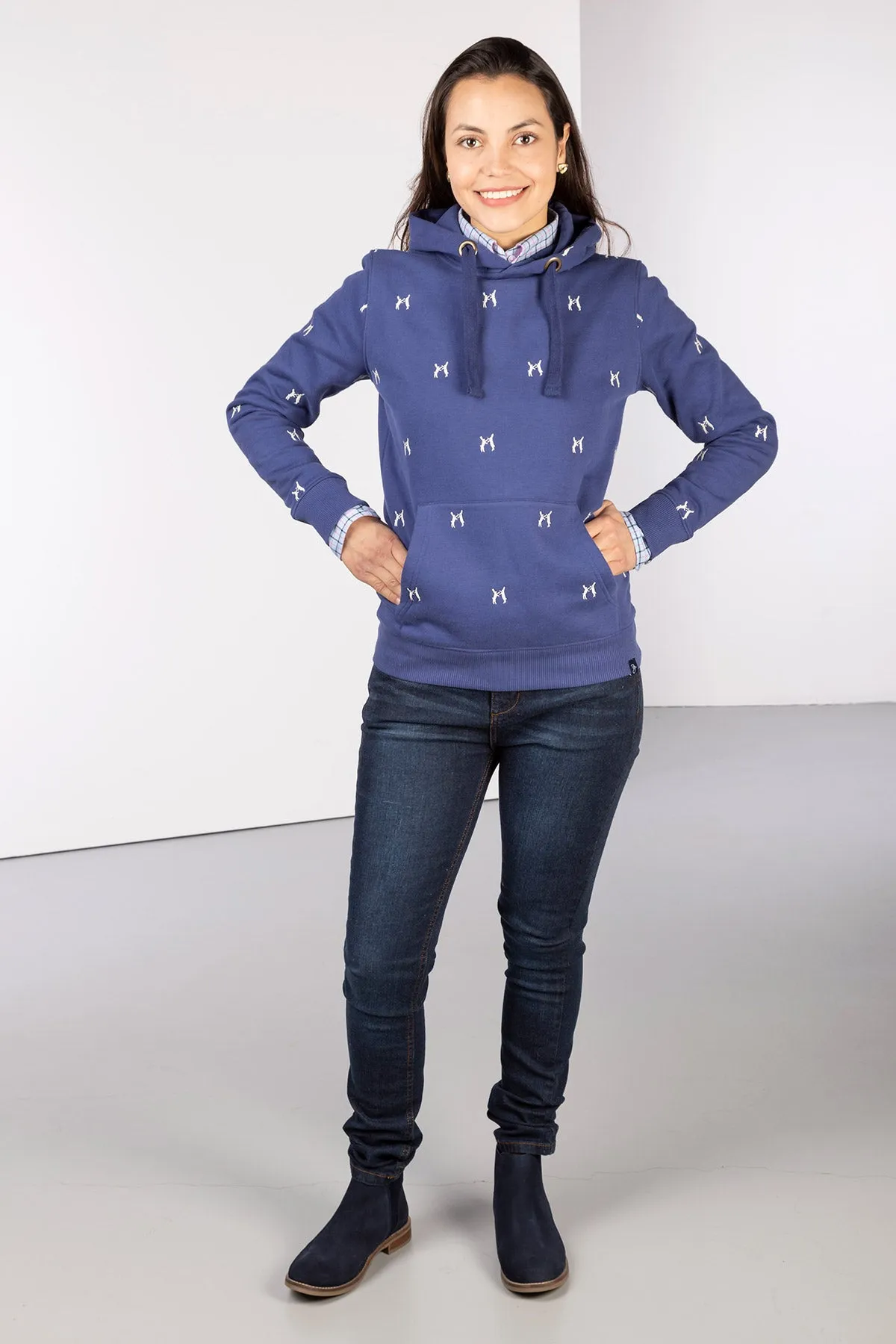 Ladies Embroidered Hoodie - Emily