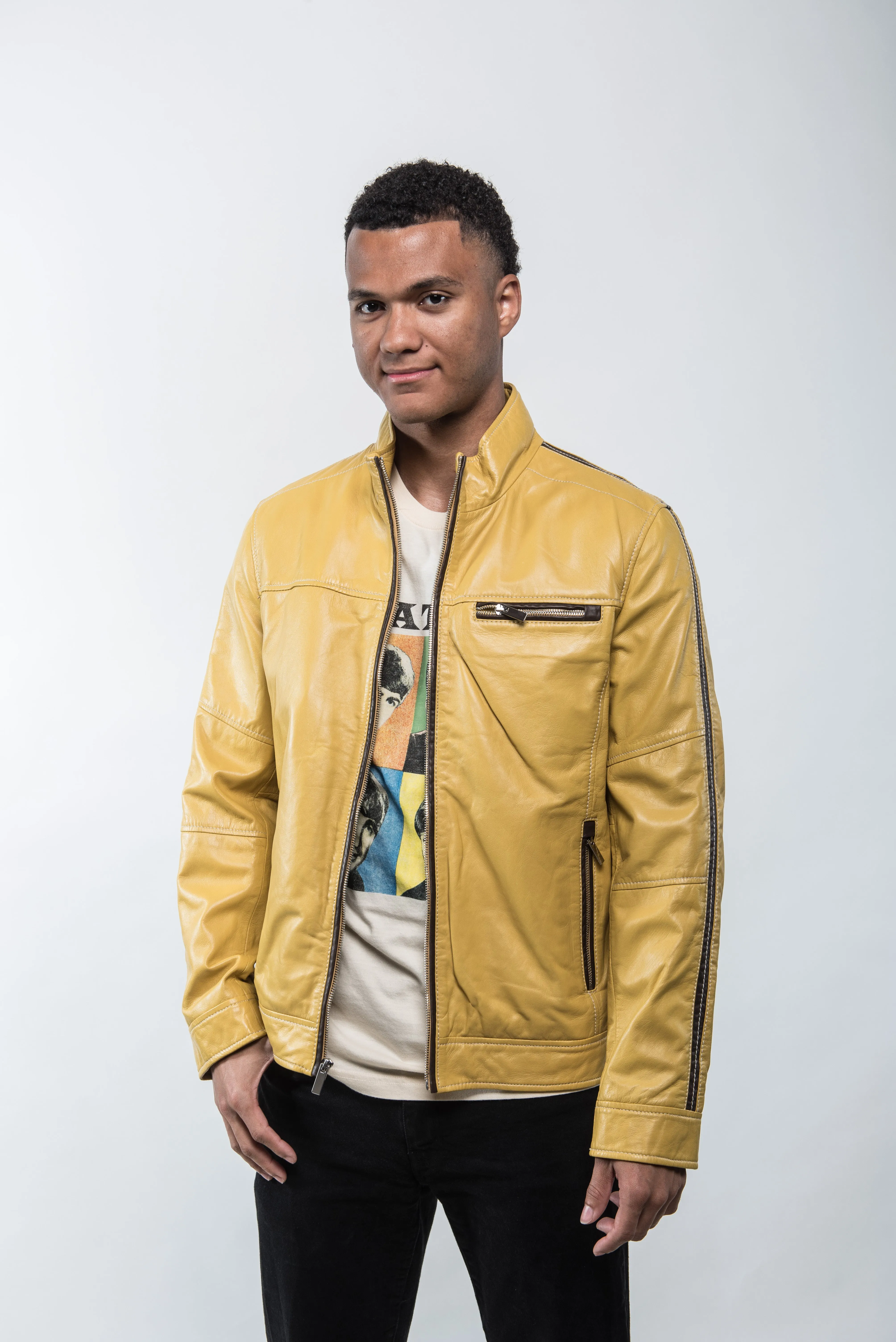 Laredo Lambskin Yellow Jacket