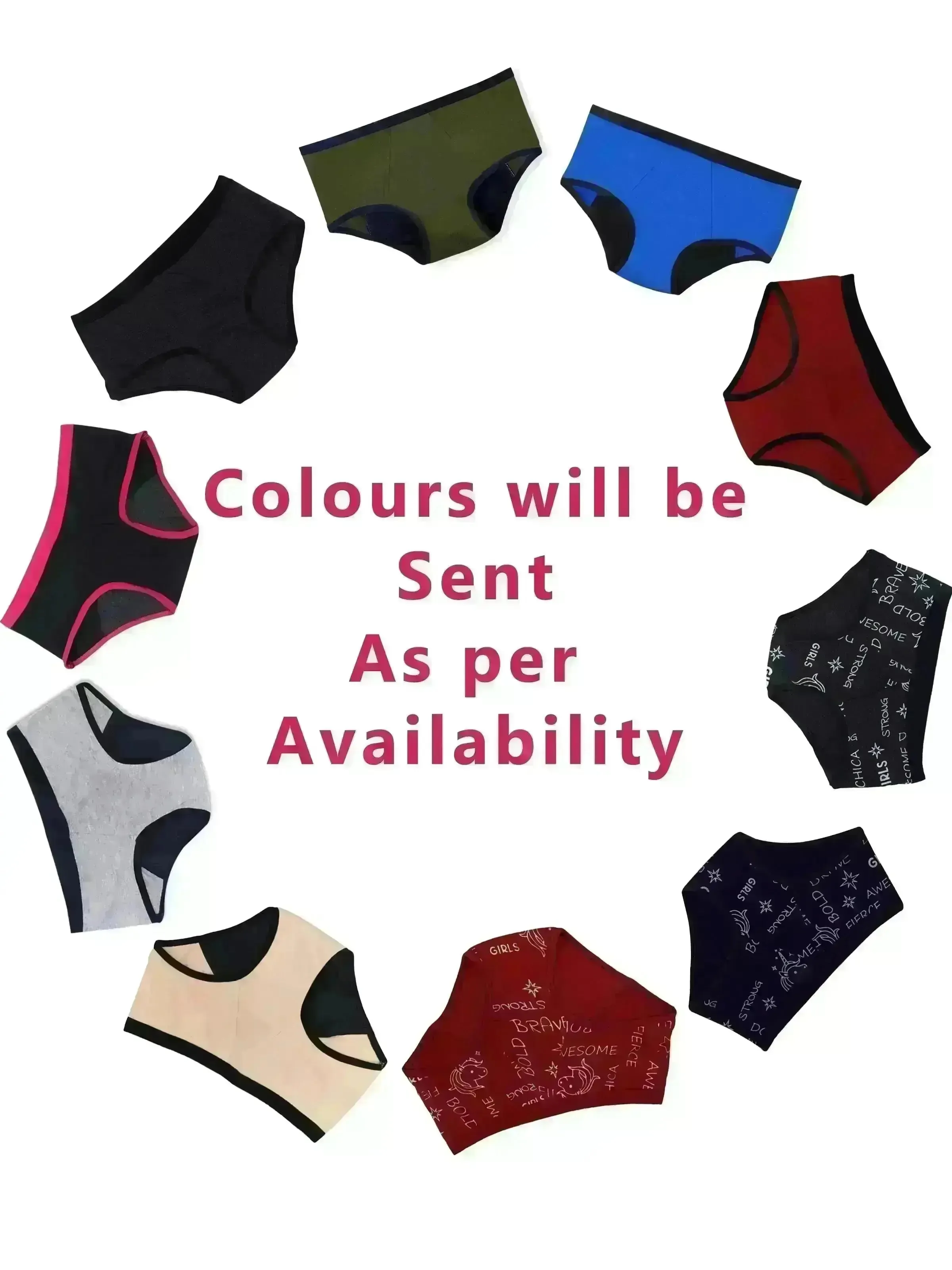 Maroon Period Underwear with Antimicrobial Lining - Leakproof, Reusable & Pad-Free Pack-of-2