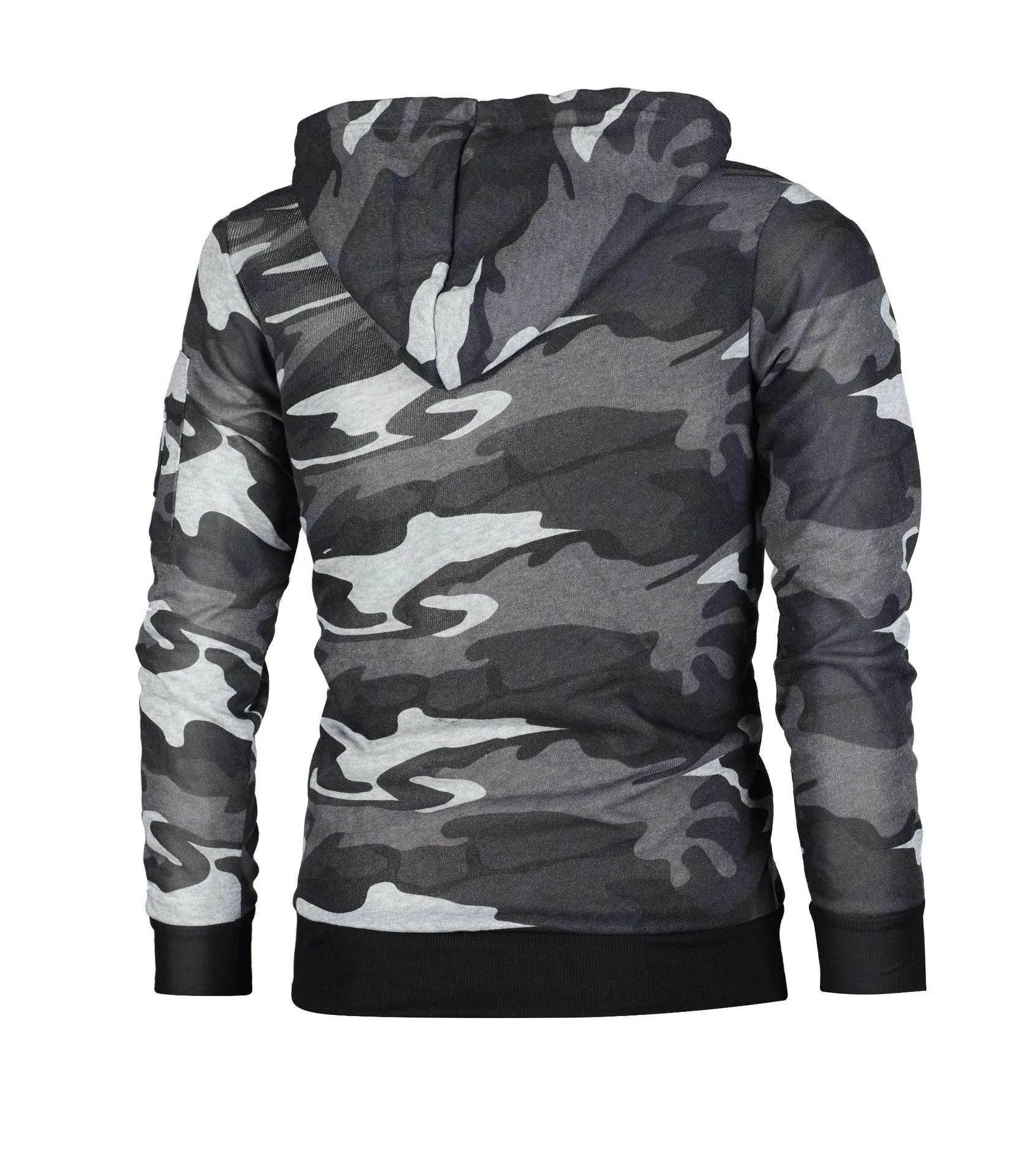 Men's Camouflage Hooded Fleece Sweatshirt 51702692YM