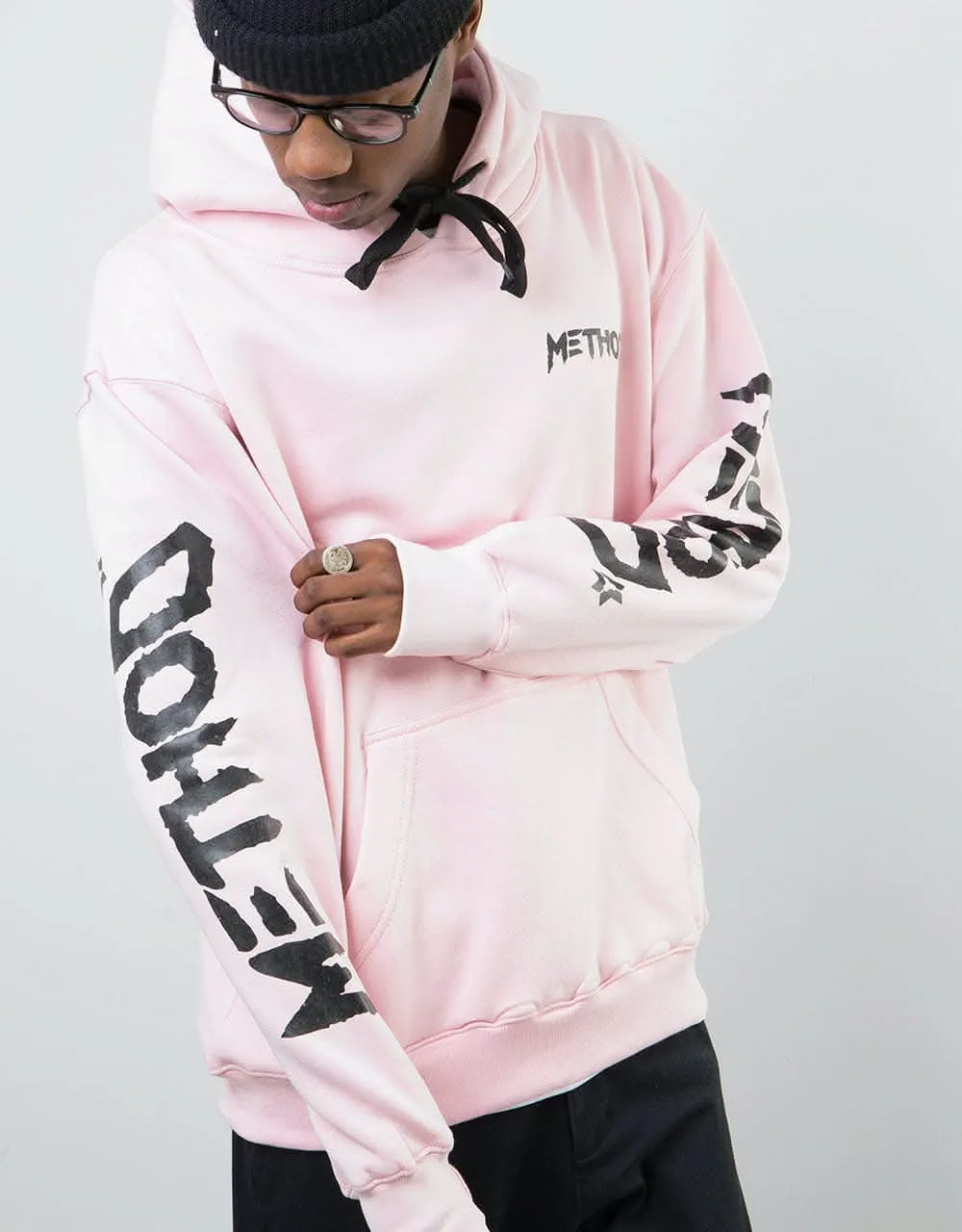 Method Movie Heavyweight Pullover Hoodie - Pink