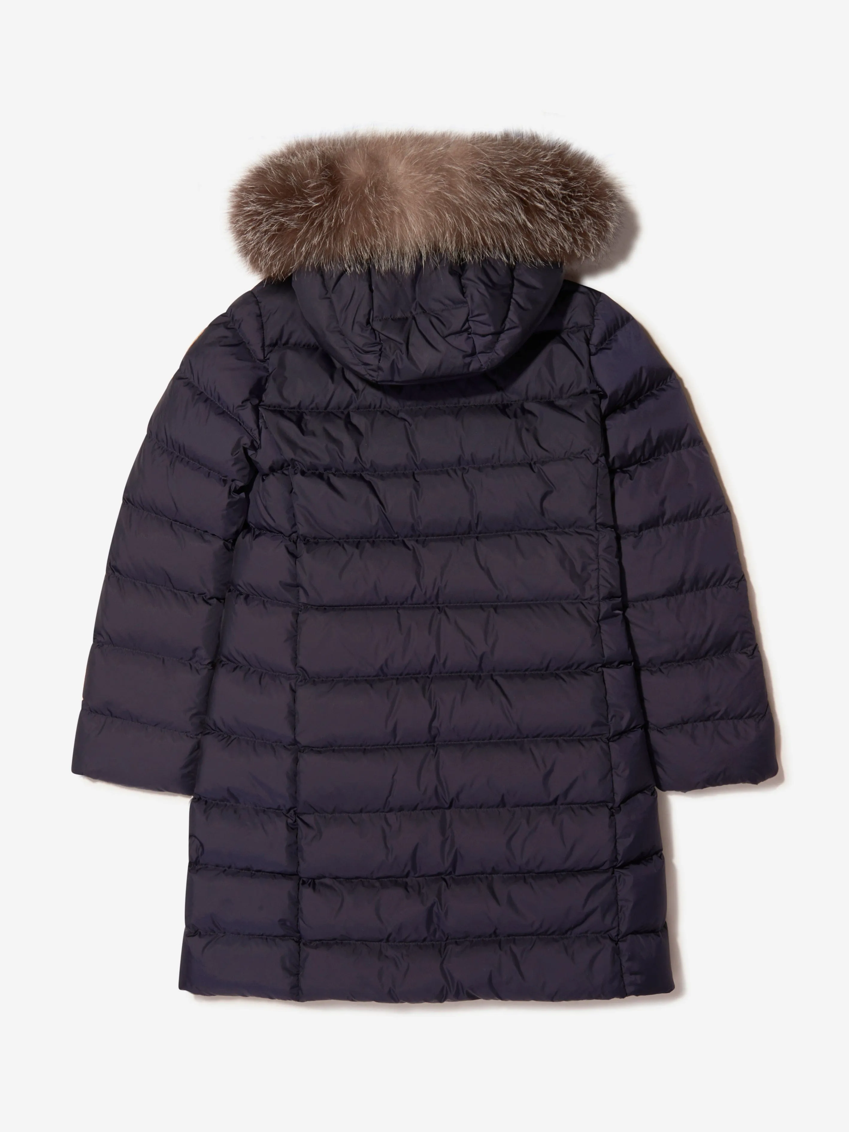 Moncler Enfant Girls Down Padded Abelle Long Coat