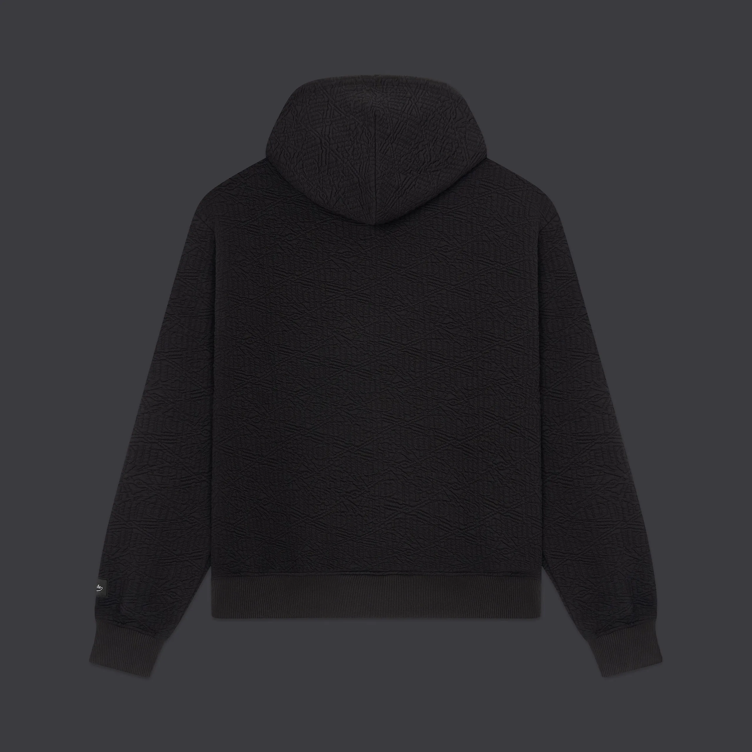 Monogram Interlock Hoodie Black