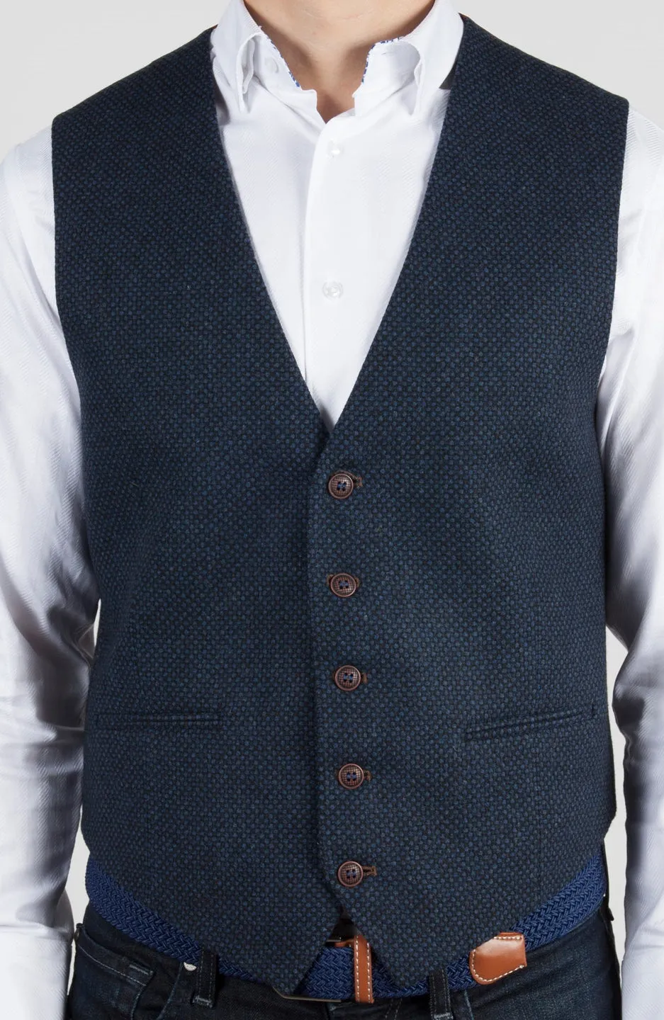 Navy and Black Vest (Big & Tall)