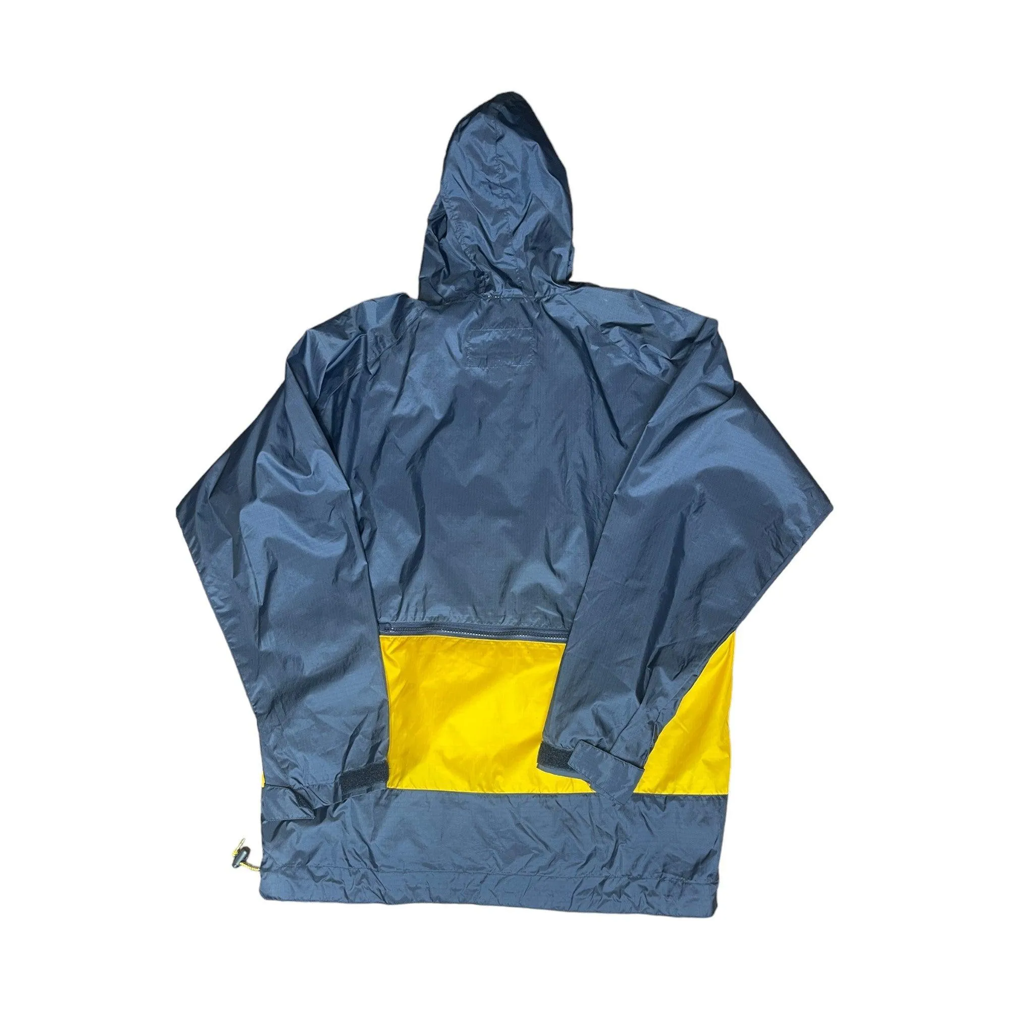 Navy Blue   Yellow Stussy Anorak - Small