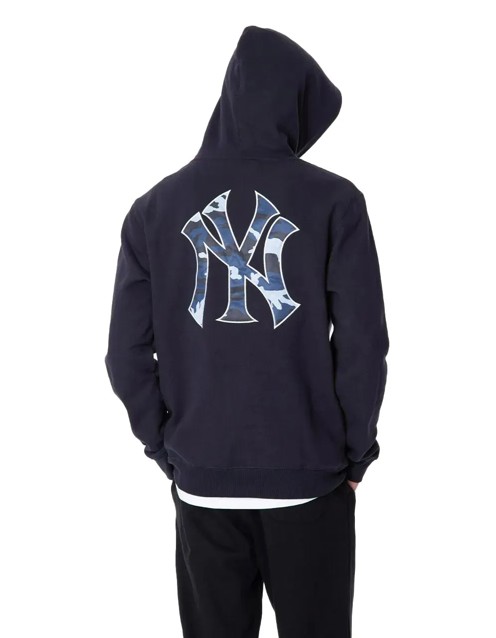 New Era New York Yankees Monocamo Men's Hoodie Navy