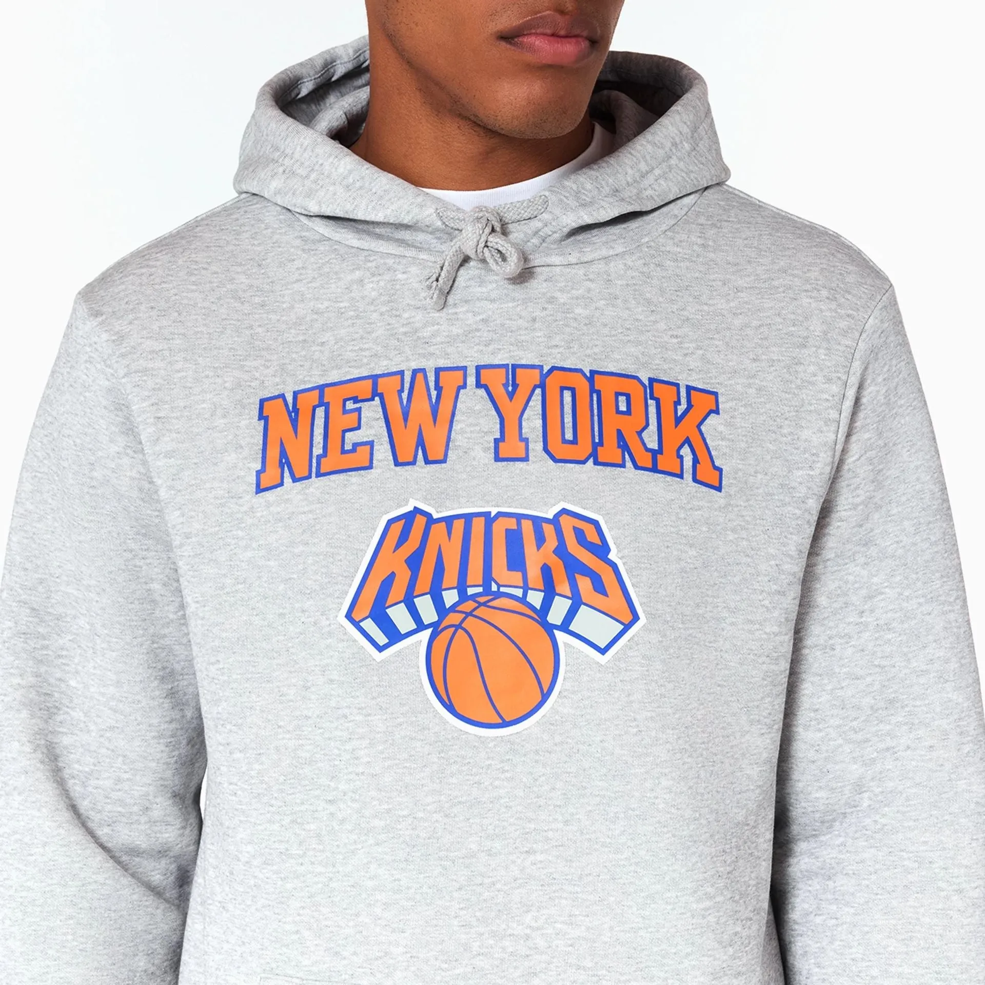 New York Knicks NBA Grey Pullover Hoodie