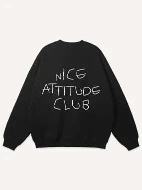 Nice Attitude Club Unisex Oversize Sweatshirt