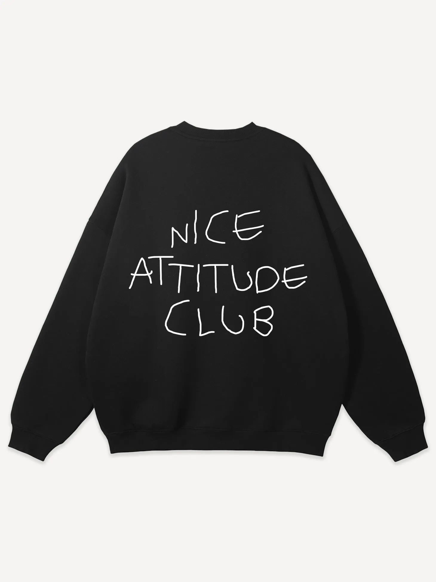 Nice Attitude Club Unisex Oversize Sweatshirt