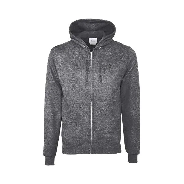 NJ Script HALFTIME x Champion Full-Zip Hoodie (Gray Black)