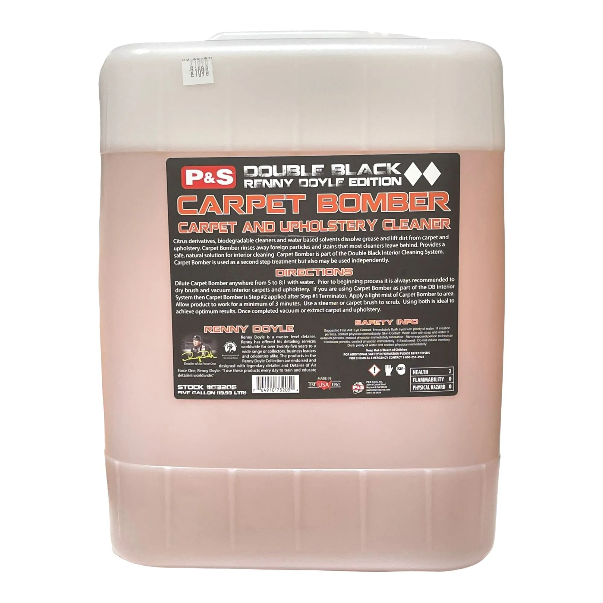 P&S Carpet Bomber - Carpet & Upholstery Cleaner 5 Gallon