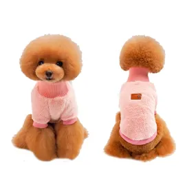 Pet Fleece Warm Soft Winter Dog Sweatshirt For Small Dogs