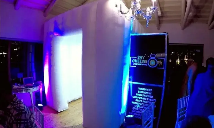 Photo booth hire including props, all digital images, delivery & setup