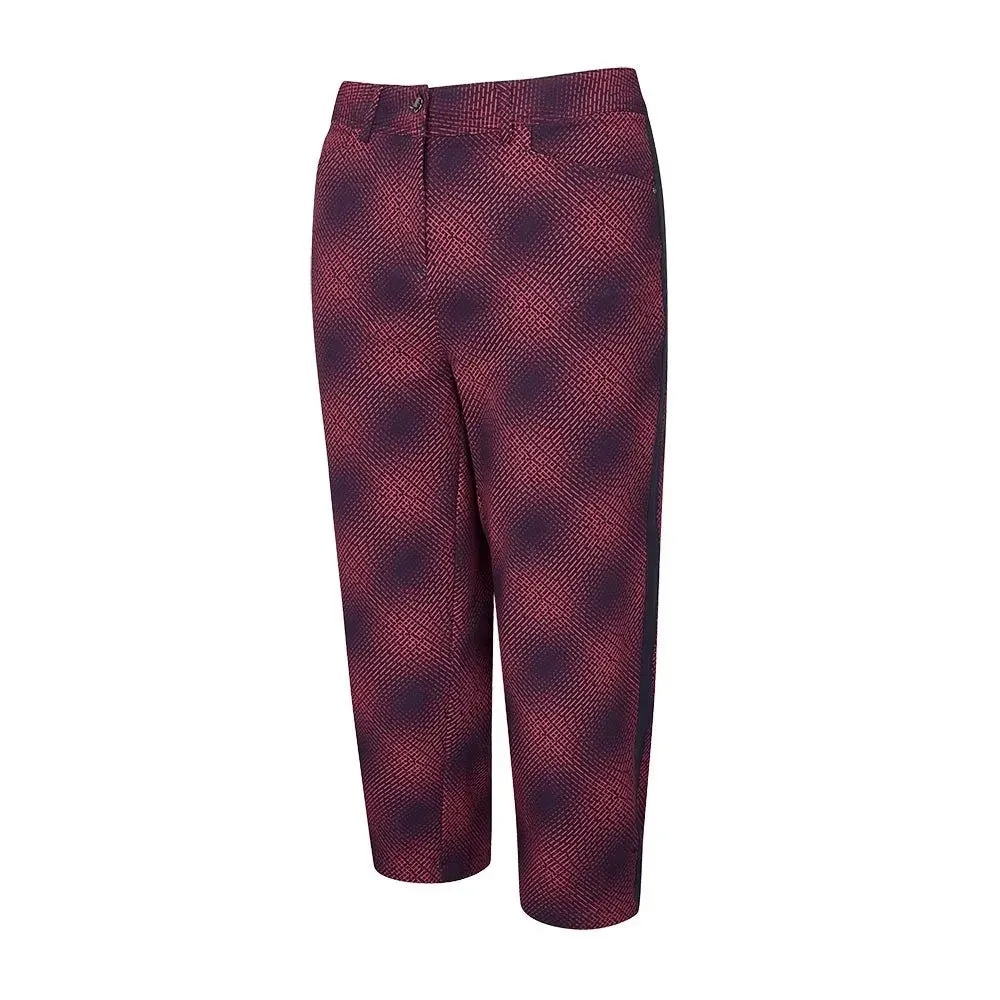 Ping Ladies Verity Printed Golf Crop Trousers P93586