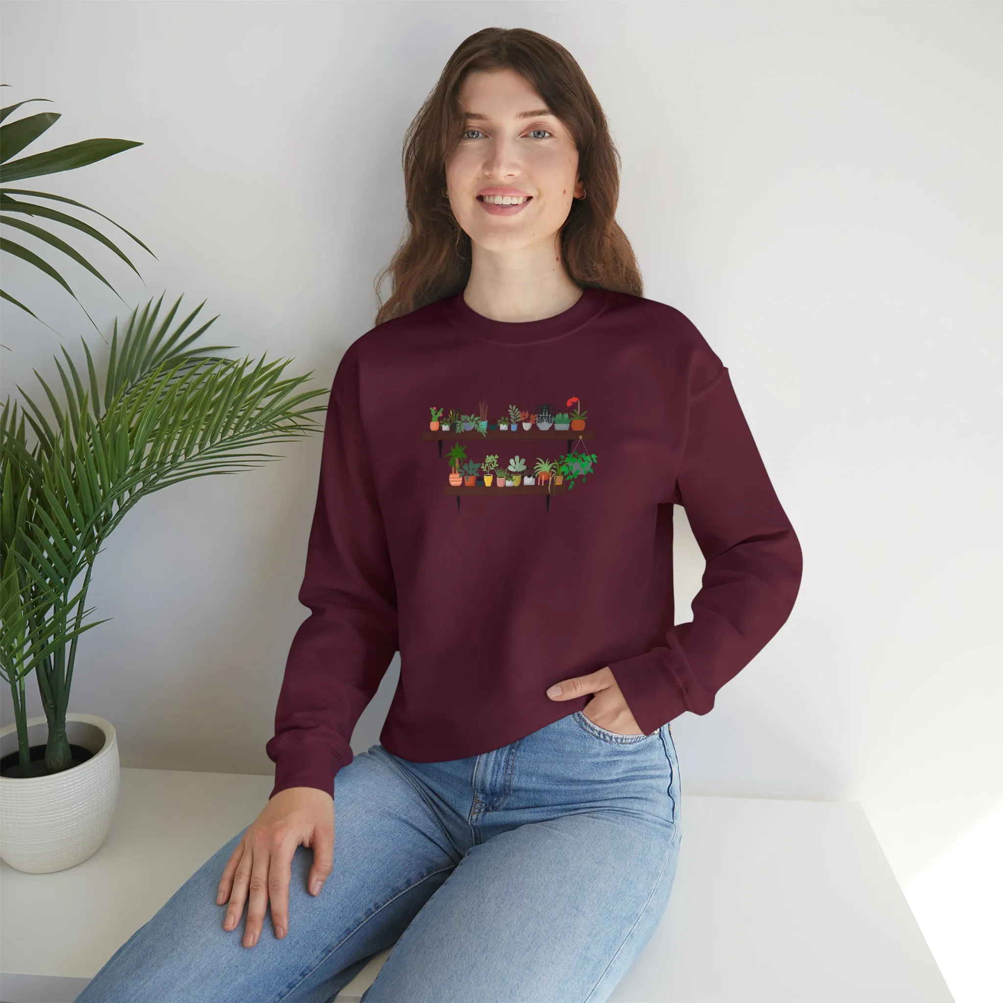 Plant Lady Unisex Heavy Blend™ Crewneck Sweatshirt