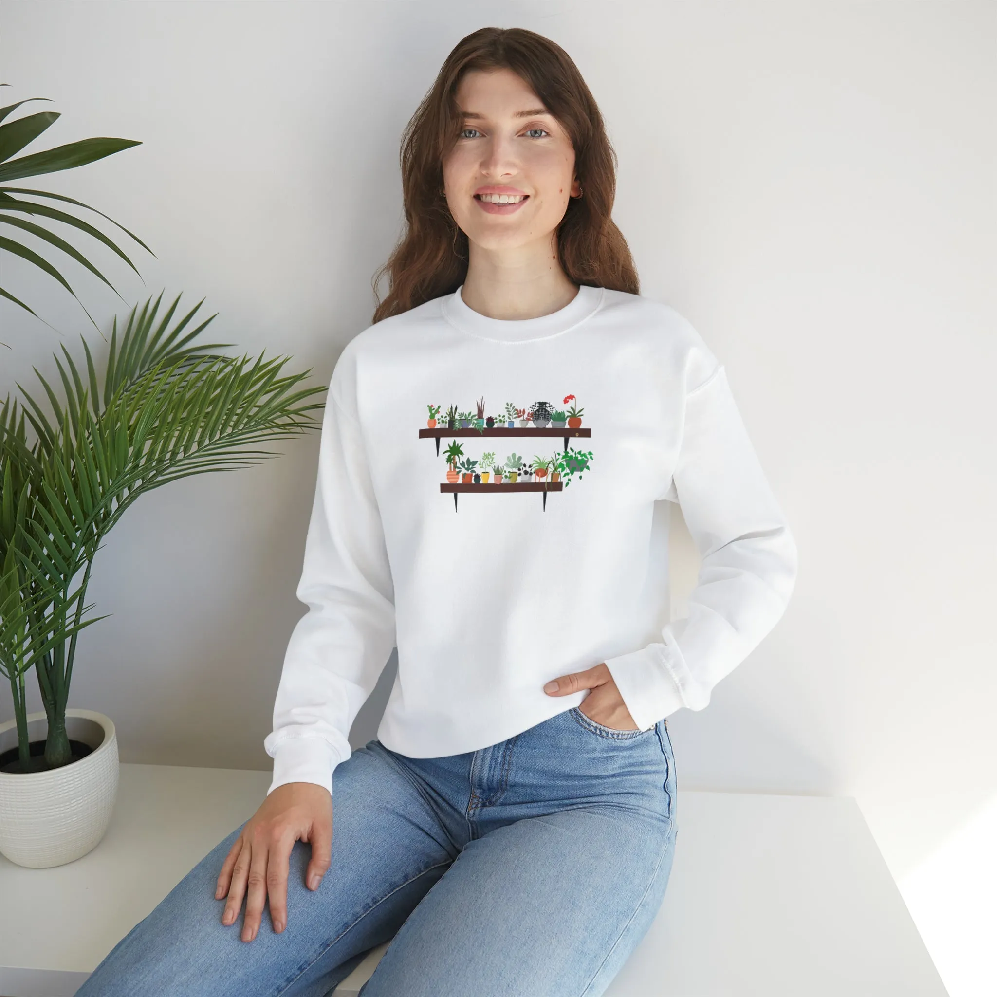 Plant Lady Unisex Heavy Blend™ Crewneck Sweatshirt