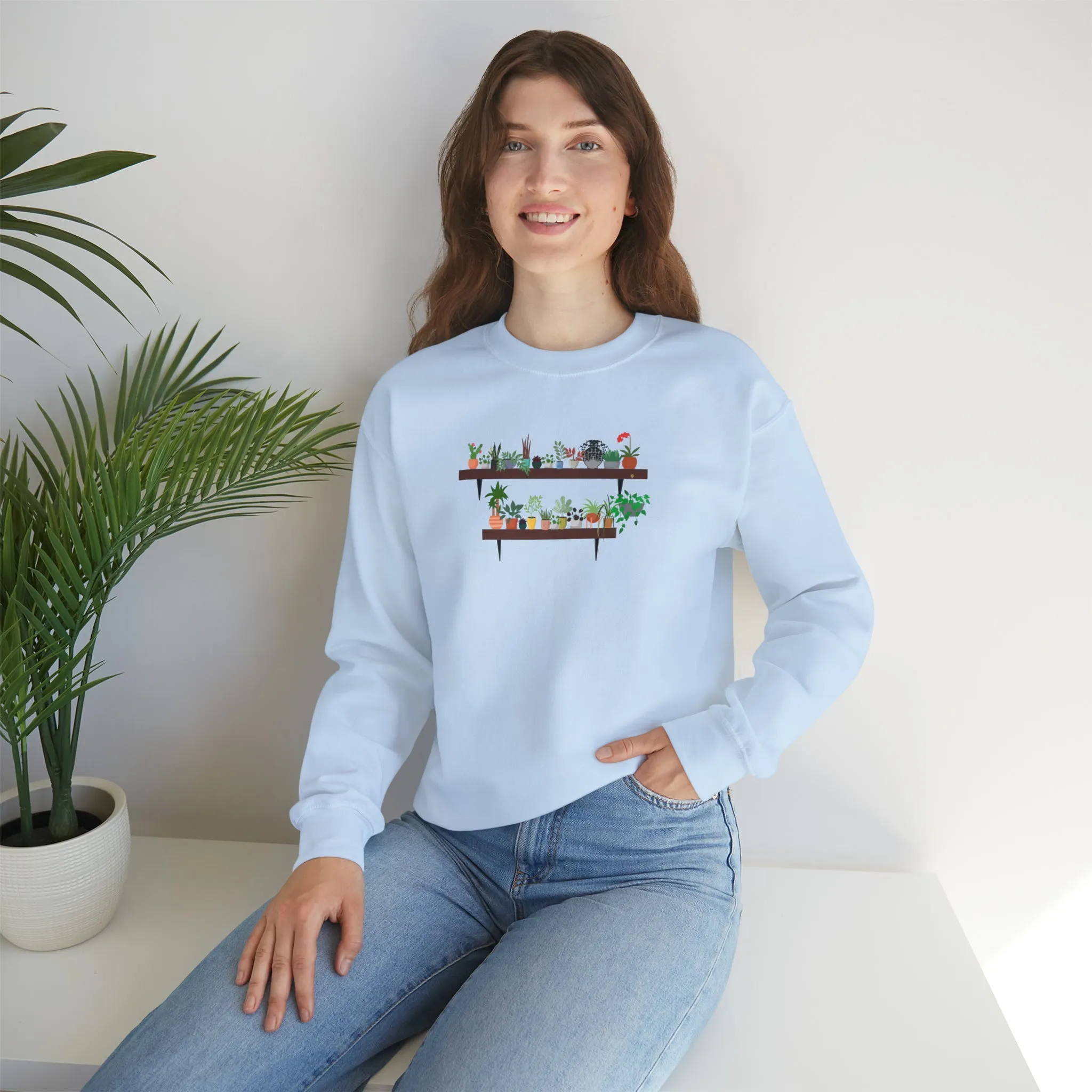 Plant Lady Unisex Heavy Blend™ Crewneck Sweatshirt