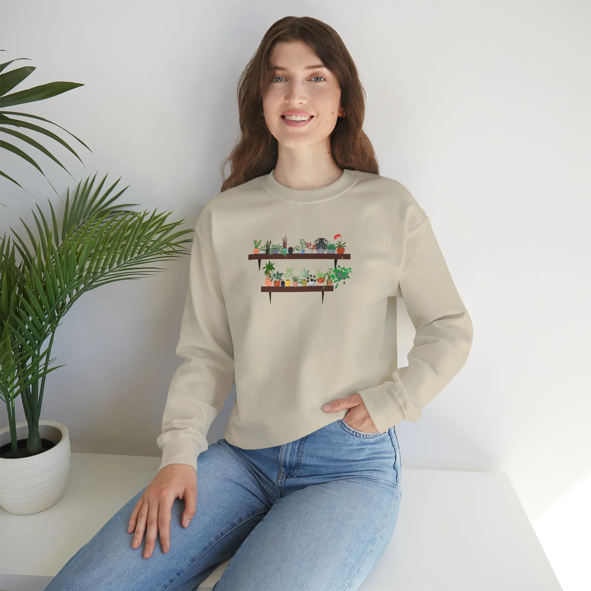 Plant Lady Unisex Heavy Blend™ Crewneck Sweatshirt