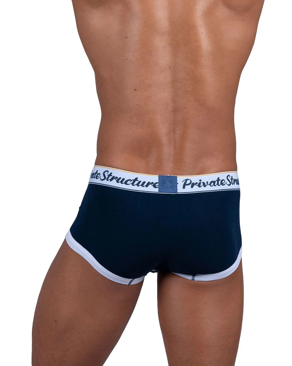 Private Structure SCUS4530 Classic Mid Waist Trunks Color Navy