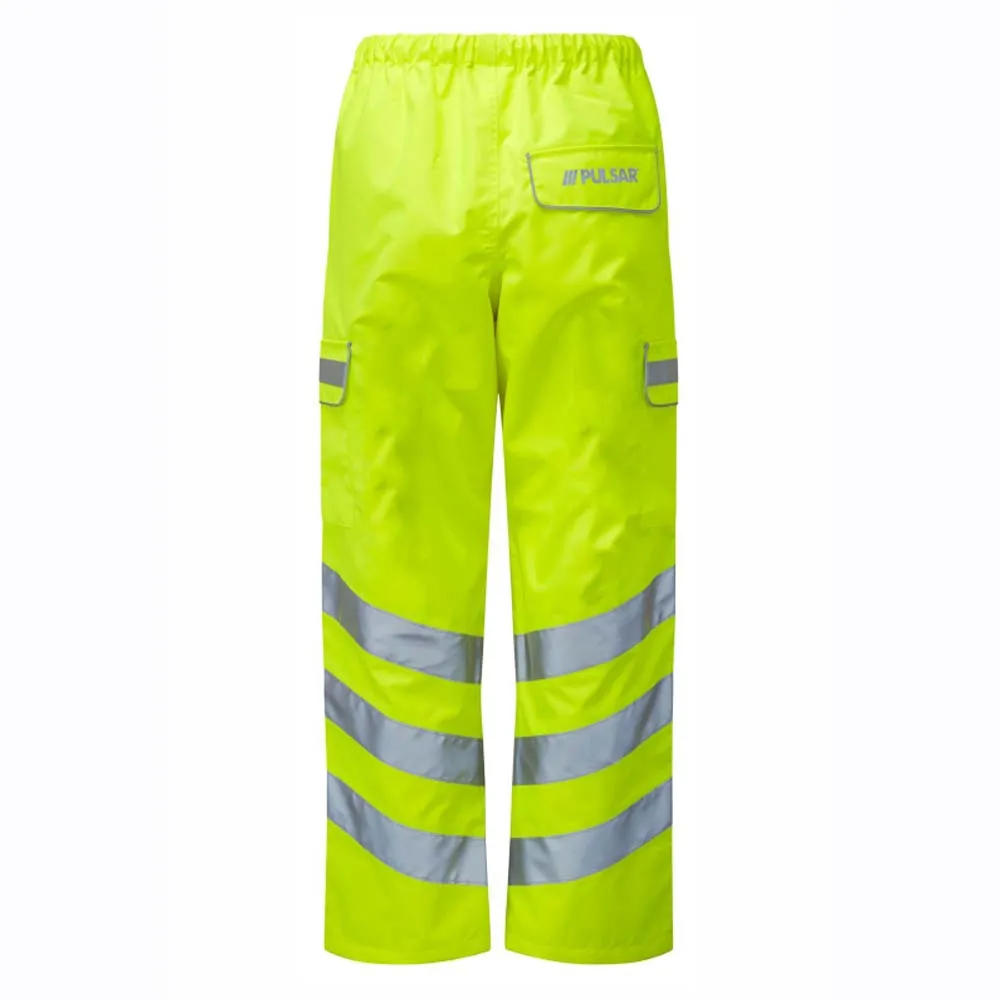 PULSAR P206  Hi-Vis Yellow Waterproof Breathable Over Trouser