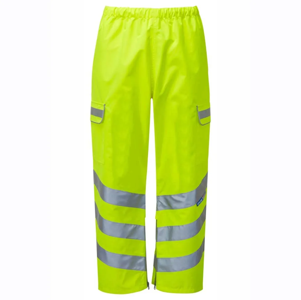 PULSAR P206  Hi-Vis Yellow Waterproof Breathable Over Trouser