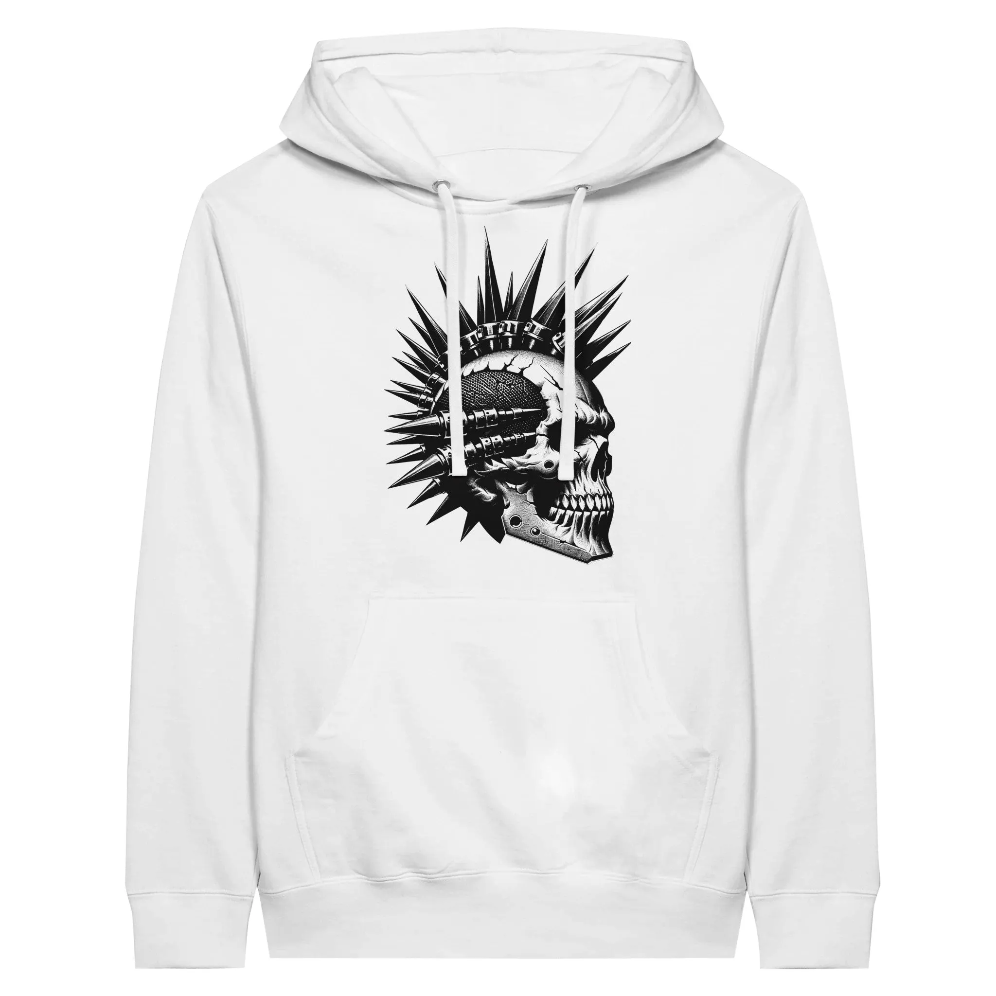 Punk Rock Skull Unisex Pullover Hoodie