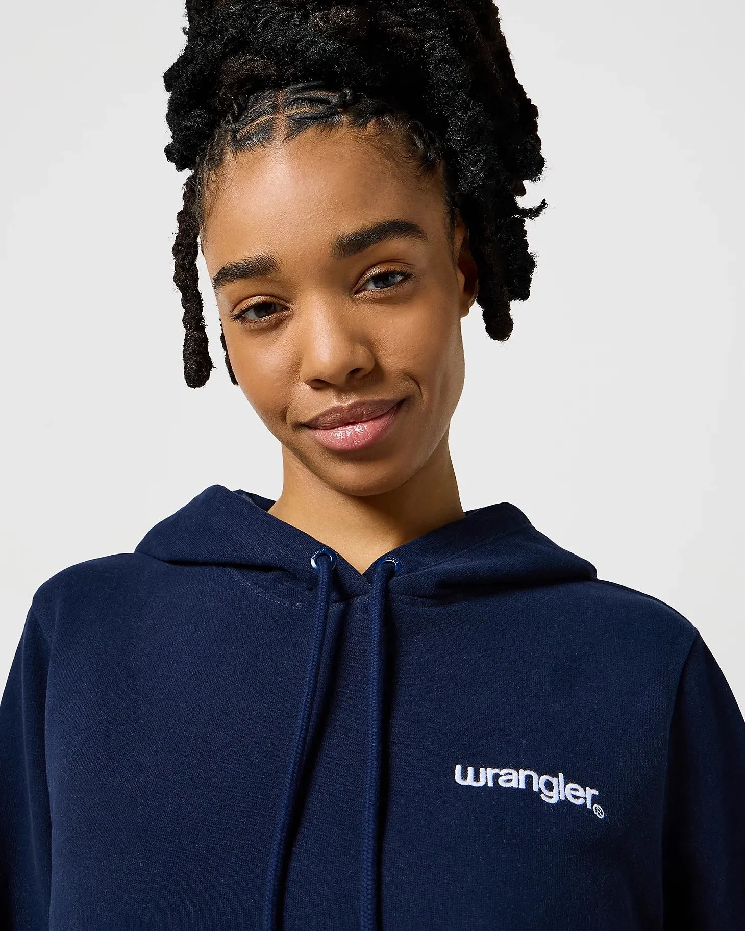 Regular Hoodie in Navy