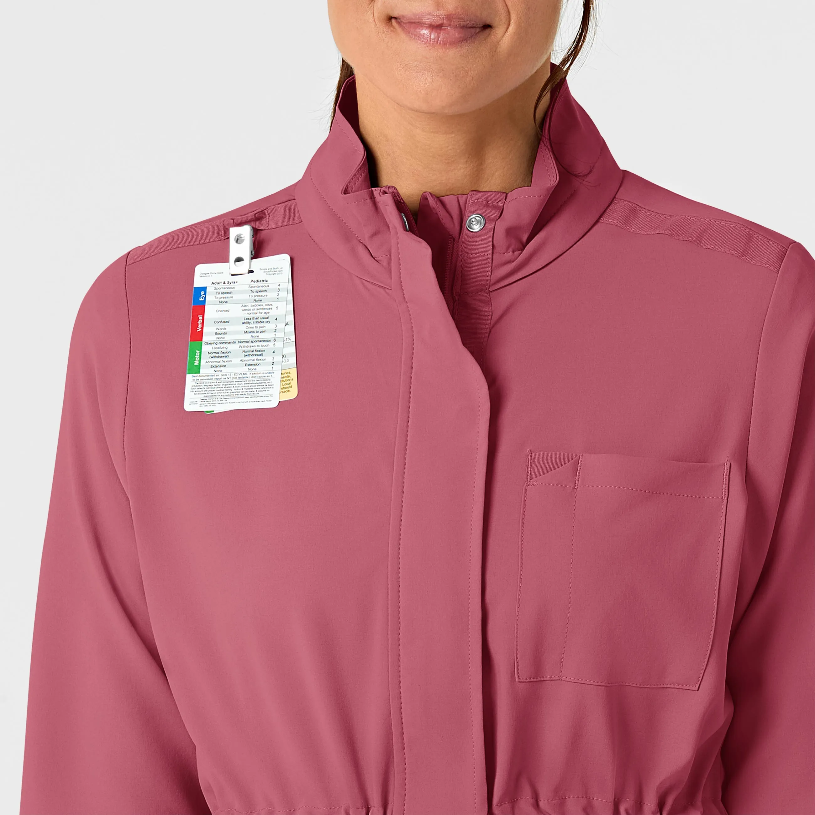 RENEW Women's Convertible Hood Fashion Jacket - Rosebud