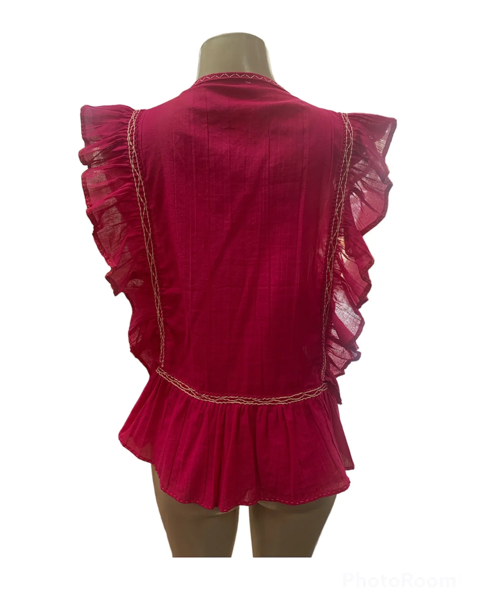 San Andres Ruffle Blouse