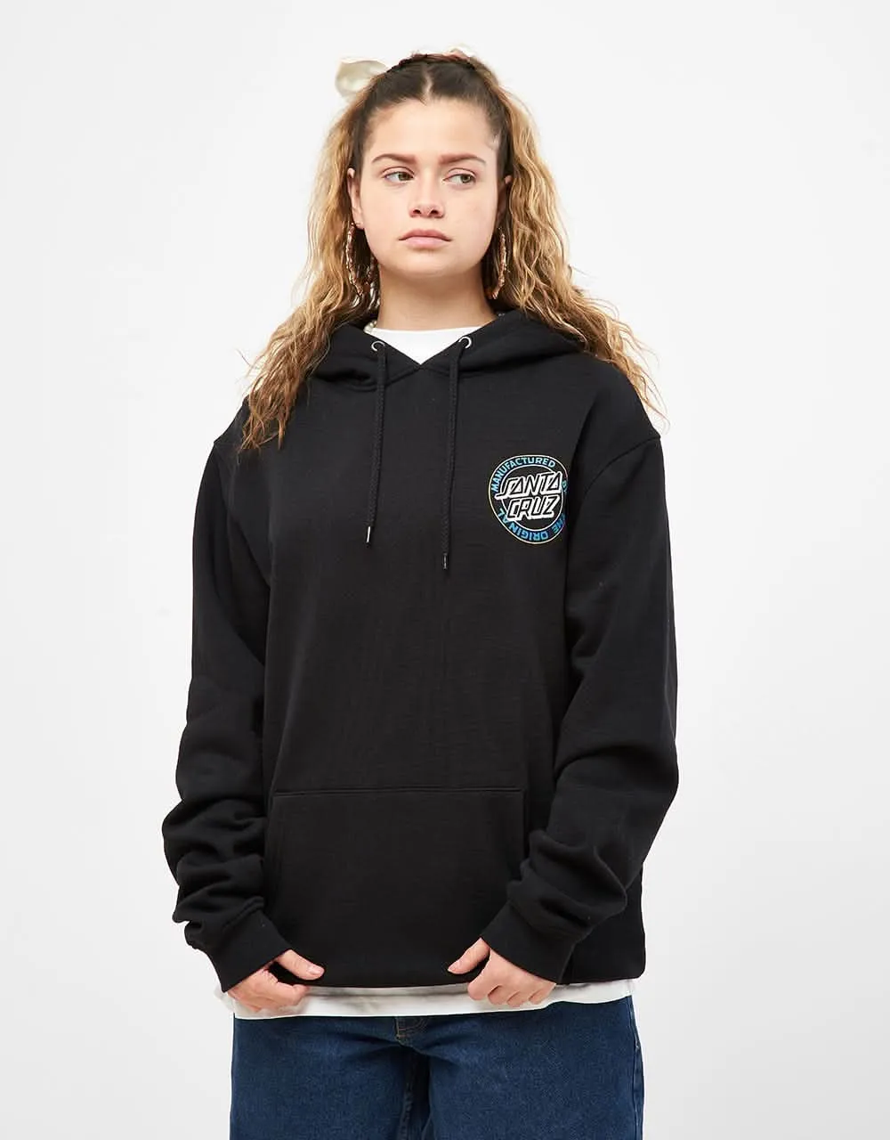 Santa Cruz Natas Screaming Panther Pullover Hoodie - Black