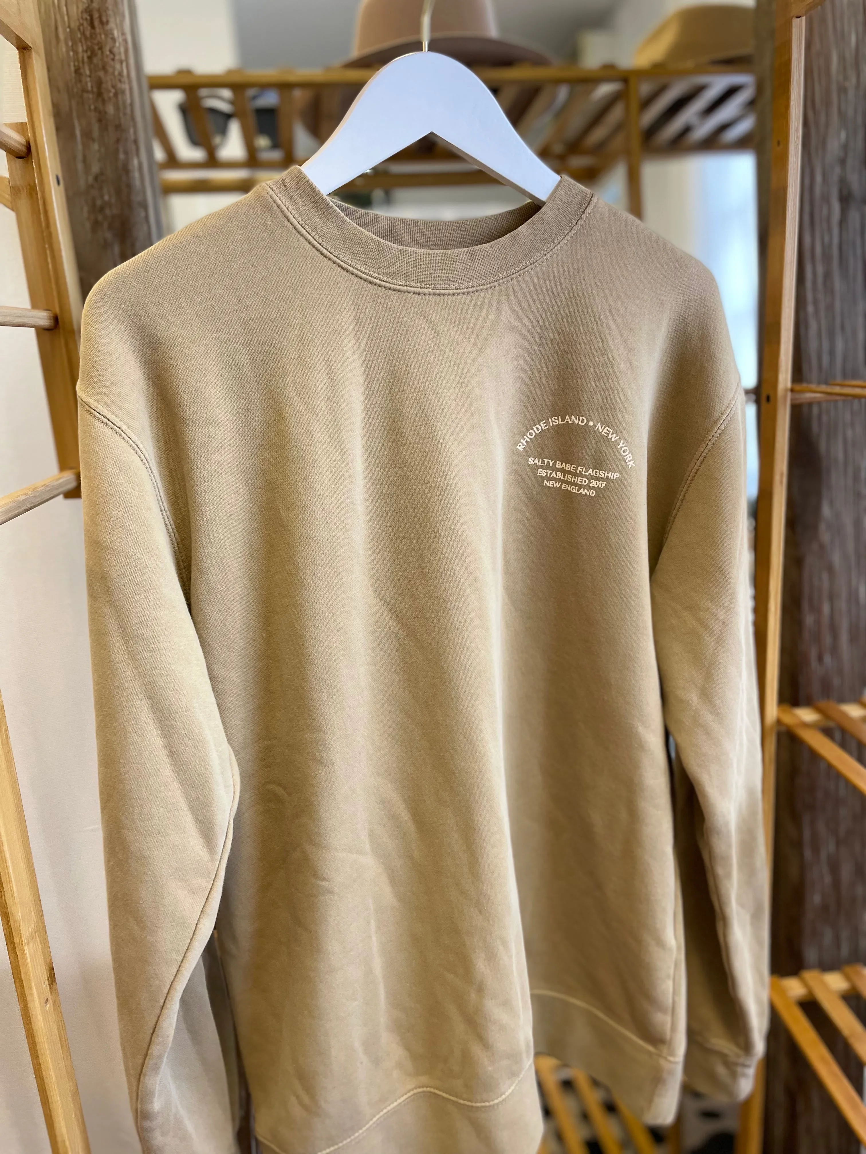 SB Flagship crew fleece top