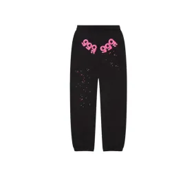 Sp5der Angel Number Sweatpant Black