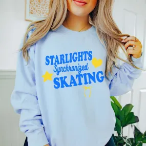 Starlights Synchronized Skating Heart Star Bow Sweatshirt (Youth and Adult)