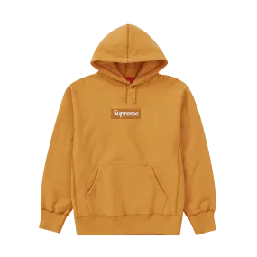 Supreme Box Logo Hooded Sweatshirt 'Light Mustard'