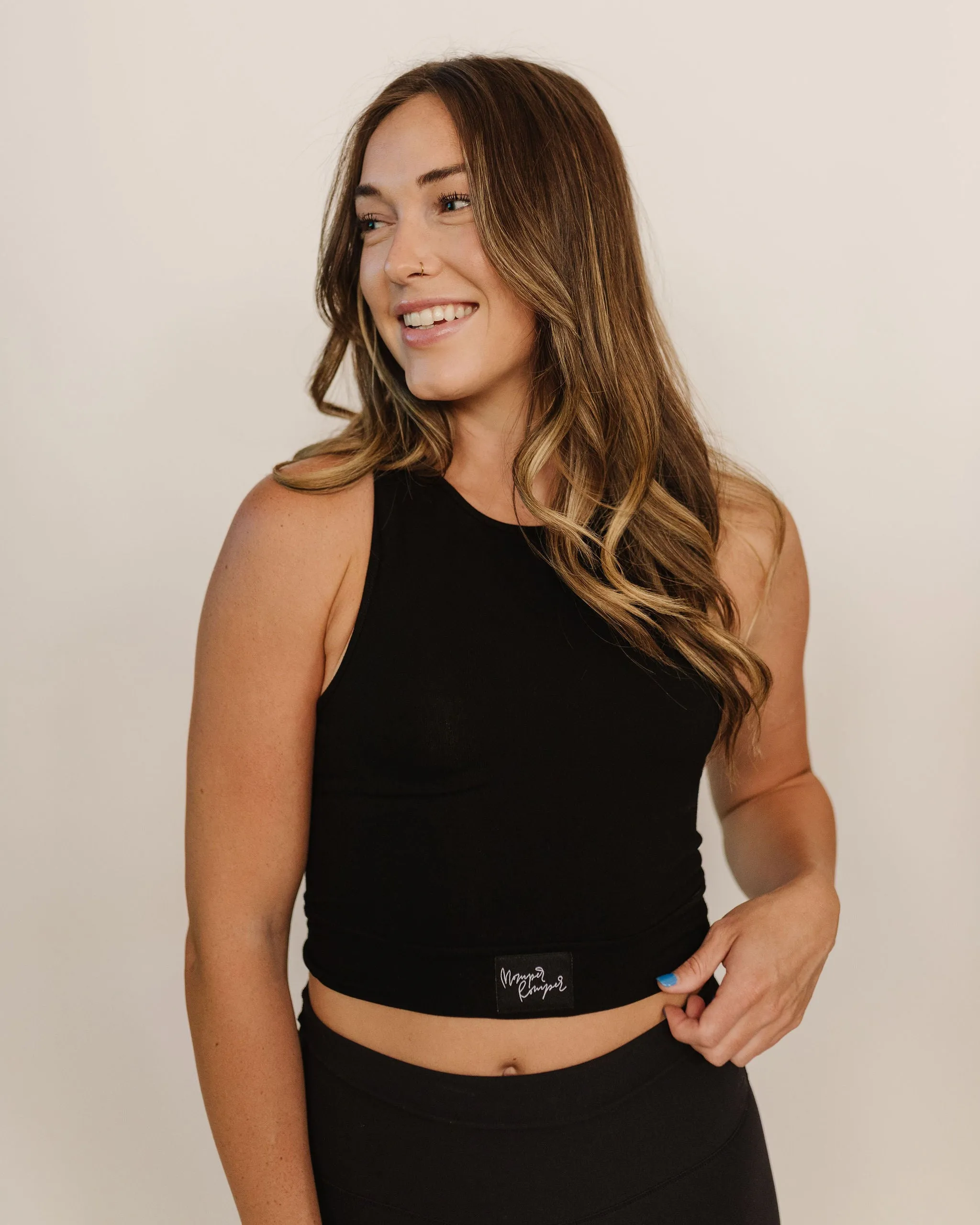 Tank Layering Top in Black