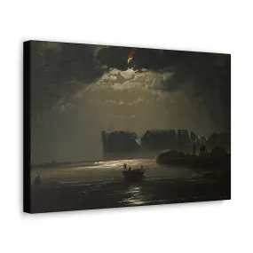 The North Cape by Moonlight by Peder Balke  Canvas Gallery Wraps