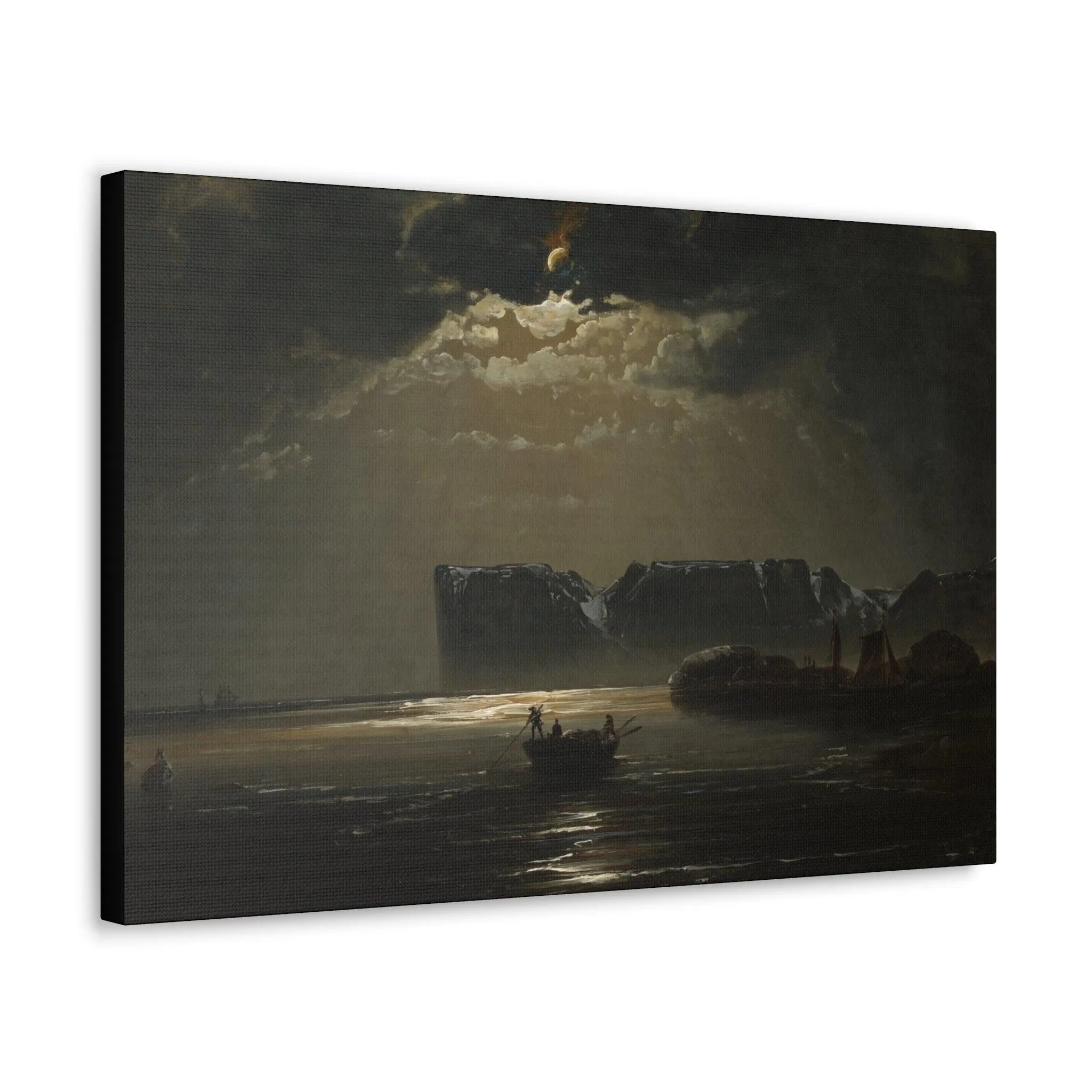 The North Cape by Moonlight by Peder Balke  Canvas Gallery Wraps