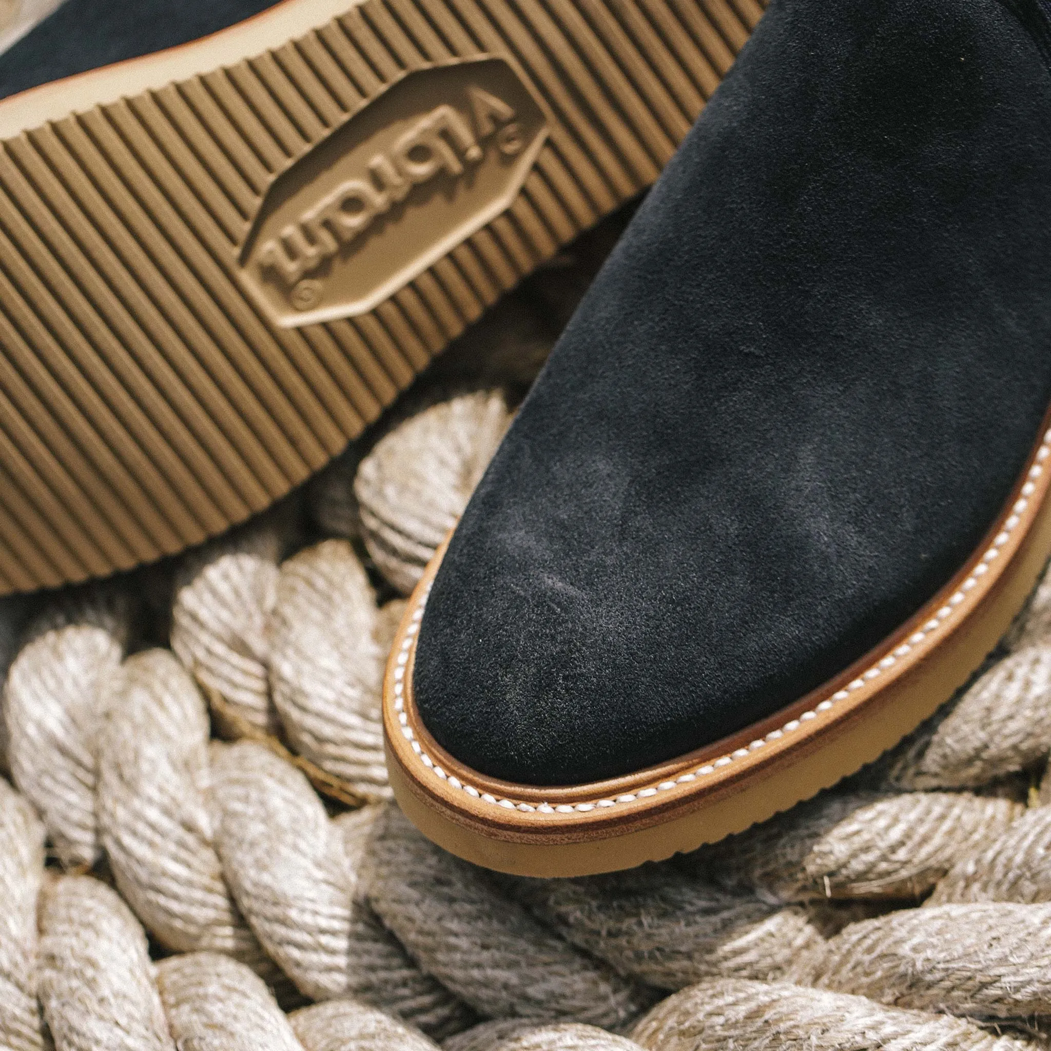 The Ranch Low in Weatherproof Navy Suede