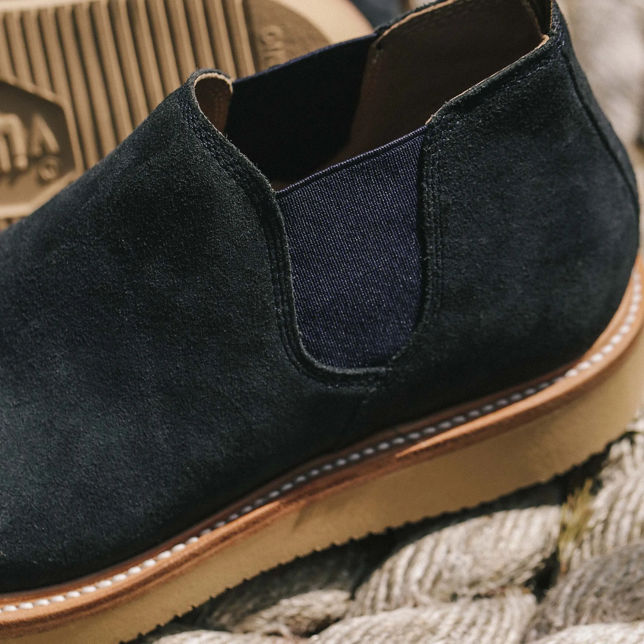 The Ranch Low in Weatherproof Navy Suede