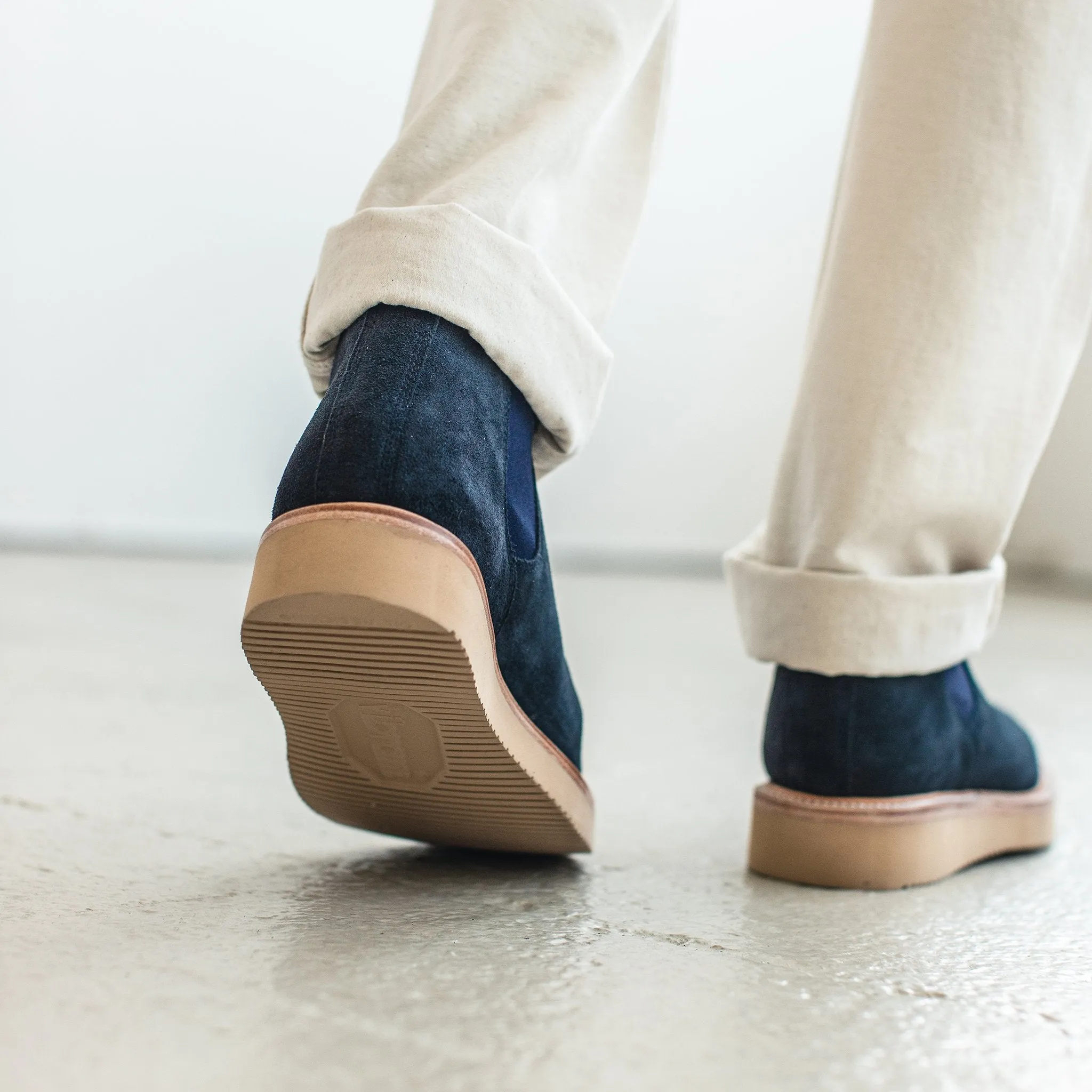 The Ranch Low in Weatherproof Navy Suede