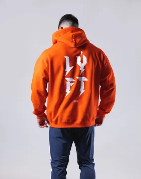 Thunder Logo Pullover Hoodie - Orange