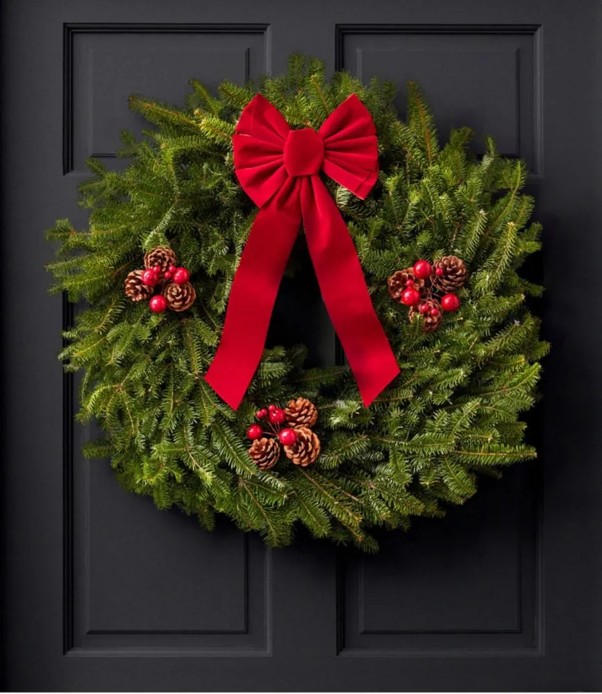 Traditional Christmas Balsam Wreath, 30&quot;