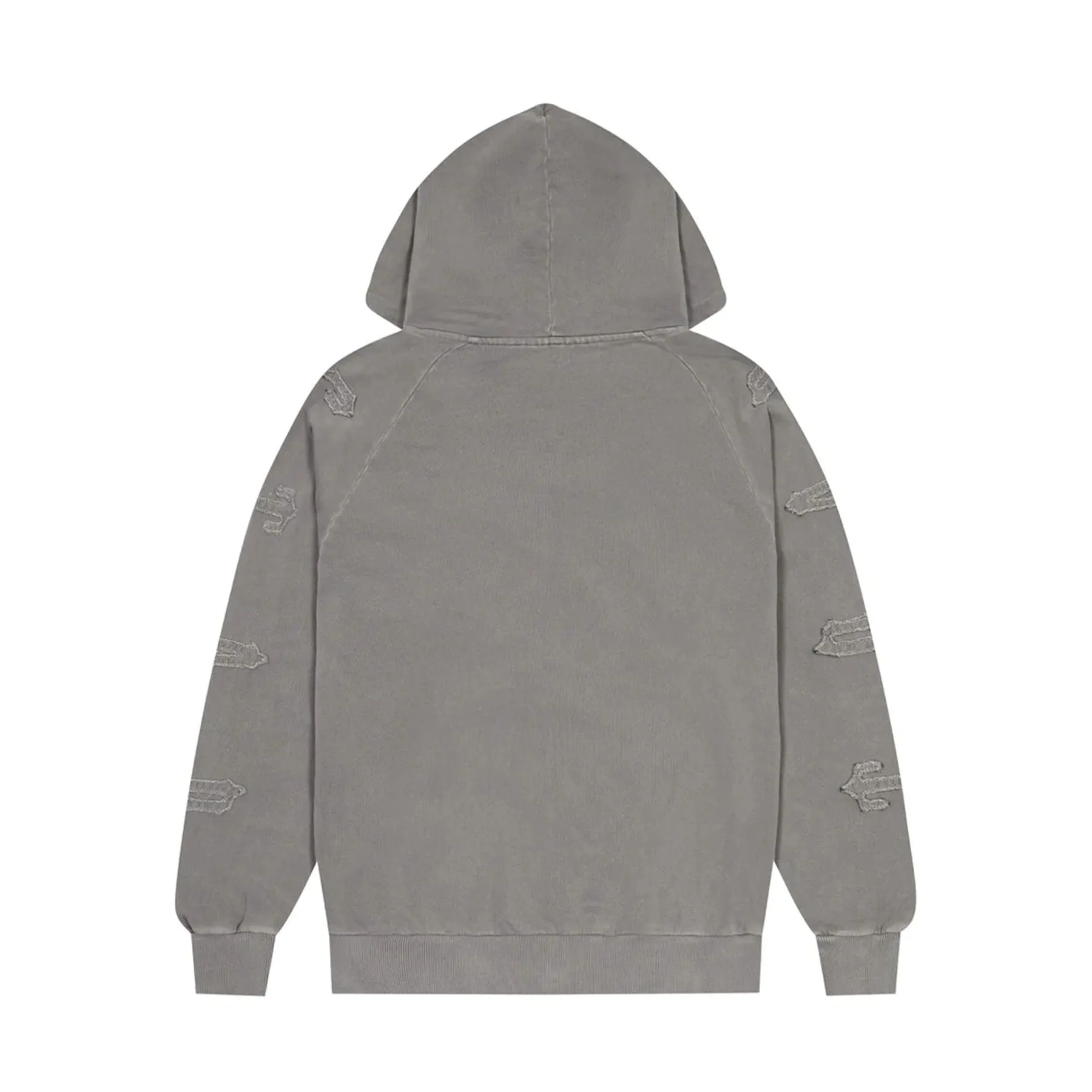 Trapstar Irongate Patchwork Zip Hoodie Tracksuit - Steel Grey