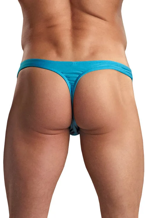 Turquoise Euro Male Spandex Pouch Thong Underwear: A Stylish and Comfortable Choice for Men