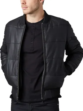 Tween Leather Bomber