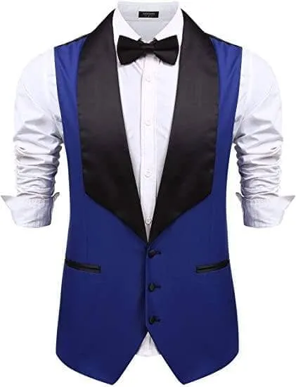 V-Neck Slim Fit Suit Vests (US Only)